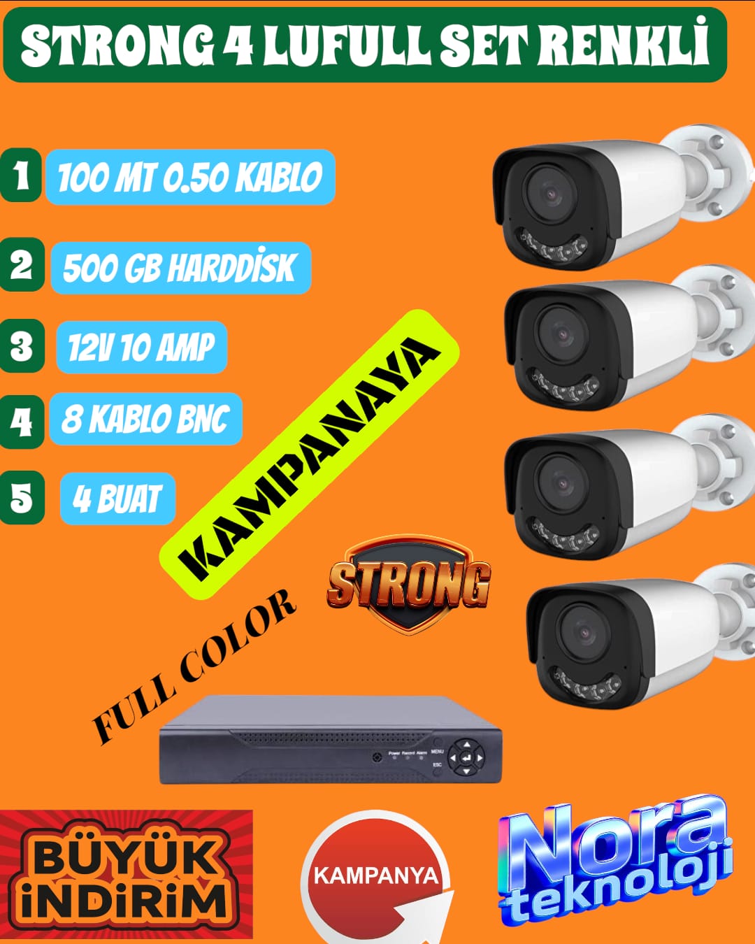 4 LÜ RENKLİ SESLİ XMEYE SET